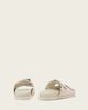 AllSaints AllSaints Vex double strap buckle velcro sandals in white - 2