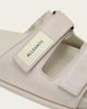AllSaints AllSaints Vex double strap buckle velcro sandals in white - 4