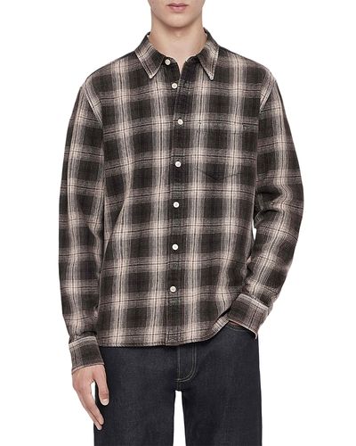Allsaints Allsaints Wrent Cotton Check Shirt