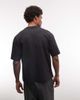 AllSaints AllSaints x ASOS Exclusive Eagle graphic vintage logo t-shirt in washed black - 2