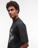 AllSaints AllSaints x ASOS Exclusive Eagle graphic vintage logo t-shirt in washed black - 4