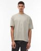 AllSaints AllSaints Xander flocked T-shirt in light green - 1