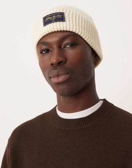 Alma De Ace Alma De Ace knit beanie in off white