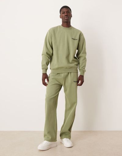 Alma De Ace Alma De Ace sporting goods sweatpants in light green