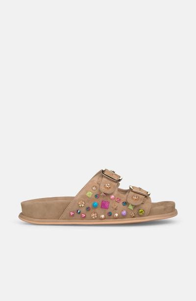 Alma en Pena Alma en Pena Buckle Sandal with Multicolor Studs 