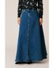Alma en Pena Alma en Pena Denim Cape Skirt - 1