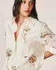 Alma en Pena Alma en Pena Floral Embroidered Linen Blouse - 5