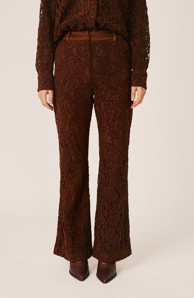 Alma en Pena Alma en Pena Lace Flare Trousers