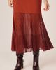 Alma en Pena Alma en Pena Long Ribbed Skirt With Ruffles - 2