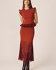 Alma en Pena Alma en Pena Long Ribbed Skirt With Ruffles - 4