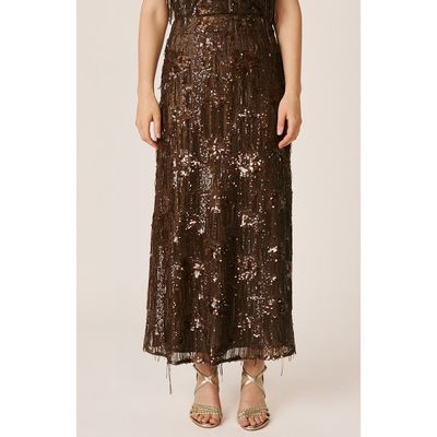Alma en Pena Alma en Pena Long Skirt With Sequins