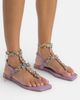 Alma en Pena Alma en Pena Multicolour Rhinestone Sandal - 4
