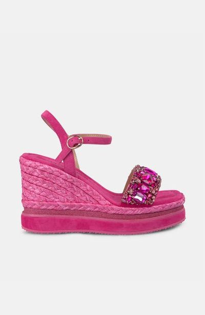 Alma en Pena Alma en Pena Platform Wedge With Rhinestones