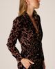 Alma en Pena Alma en Pena Printed Velvet Blazer - 3