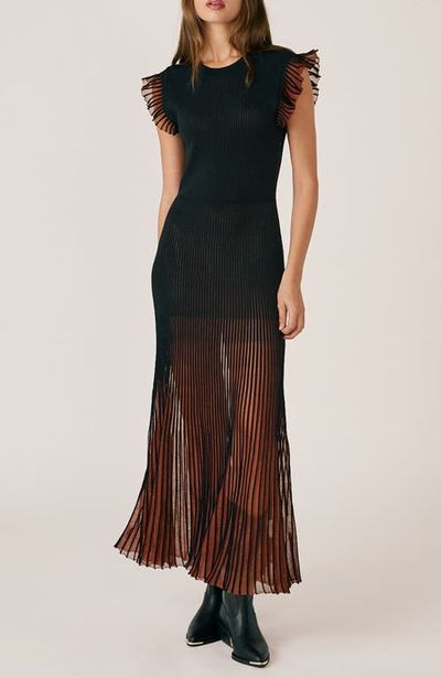 Alma en Pena Alma en Pena Ribbed Midi Dress