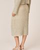 Alma en Pena Alma en Pena Ribbed Midi Skirt With Sequins - 3