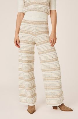 Alma en Pena Alma en Pena Ribbed Striped Trousers