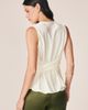 Alma en Pena Alma en Pena Satin Blouse With A Bow At The Waist - 3