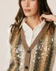 Alma en Pena Alma en Pena Sequin Knit Vest - 3