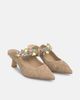 Alma en Pena Alma en Pena Slingback Pumps with Rhinestone Strap - 2