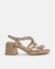 Alma en Pena Alma en Pena Snake Heel Sandal  - 1
