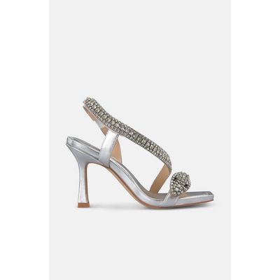 Alma en Pena Alma en Pena Snake Sandal With Heel