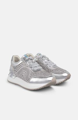 Alma en Pena Alma en Pena Sneaker with Rhinestone Print