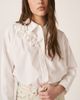 Alma en Pena Alma en Pena Striped Shirt With Flowers - 5