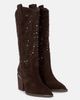 Alma en Pena Alma en Pena Studded Heeled Boot Stones - 1