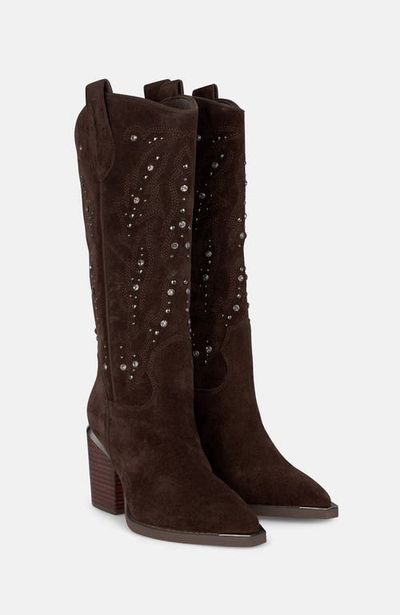 Alma en Pena Alma en Pena Studded Heeled Boot Stones