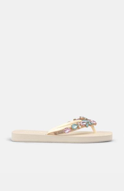Alma en Pena Alma en Pena T-Cut Swim Sandal Rhinestones