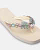 Alma en Pena Alma en Pena T-Cut Swim Sandal Rhinestones - 4