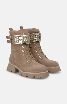 Alma en Pena Alma en Pena Track Bootie Jewel Details