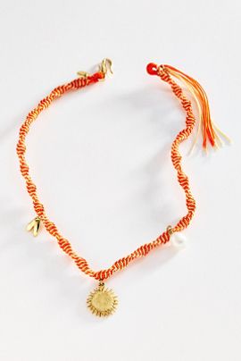 ALÉMAIS ALEMAIS Calypso Macrame Charm Necklace