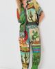 ALÉMAIS ALÉMAIS Ace Silk Button Down Shirt Multi - 5