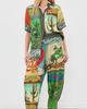ALÉMAIS ALÉMAIS Ace Tapered Silk Pants Multi - 5