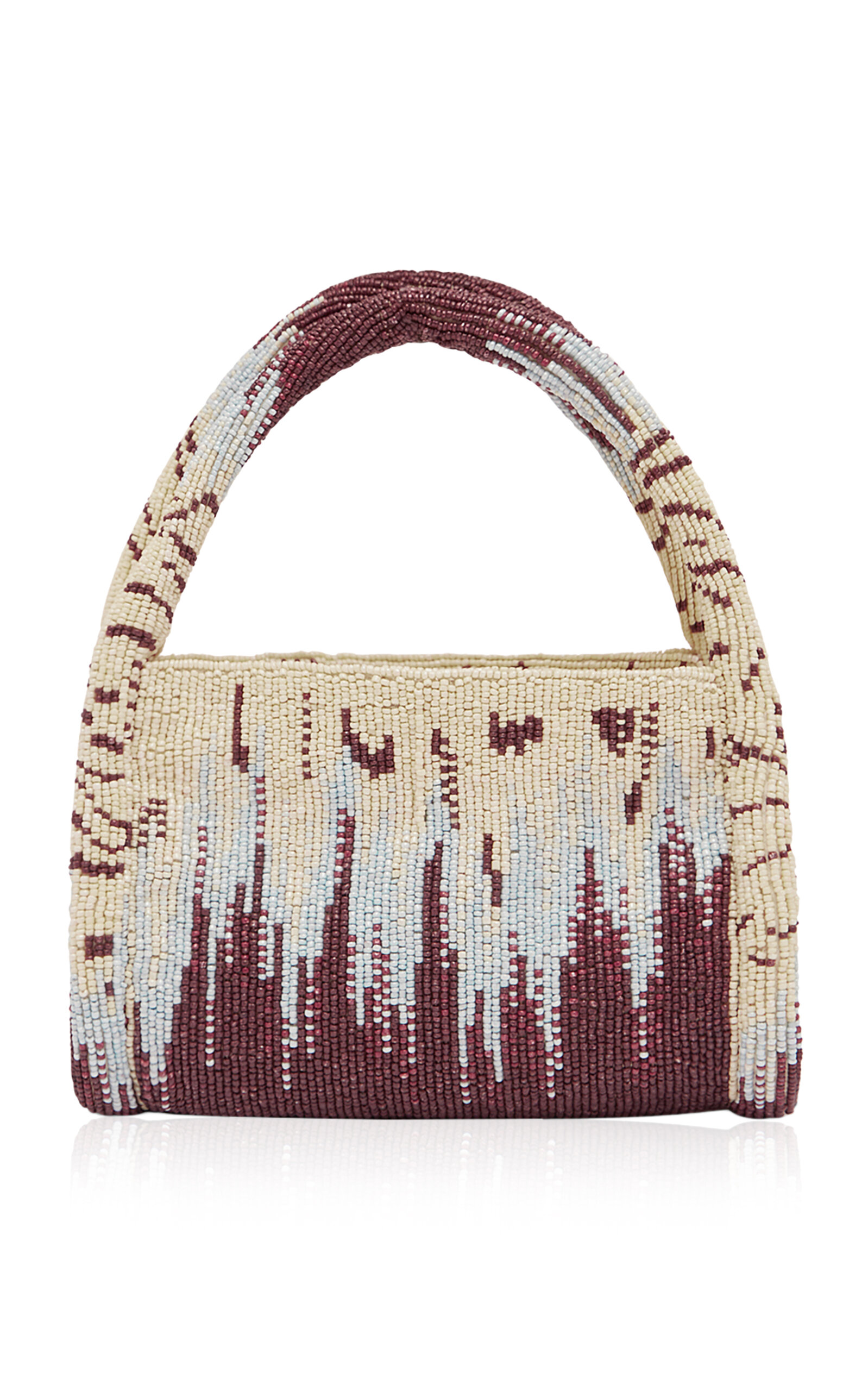 ALÉMAIS ALÉMAIS Alba Beaded Barrel Bag