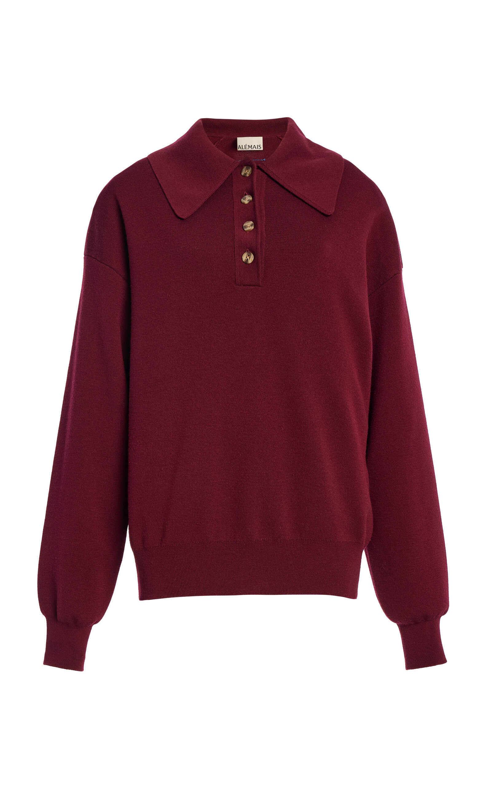 ALÉMAIS ALÉMAIS Claudia Knit Polo Sweater