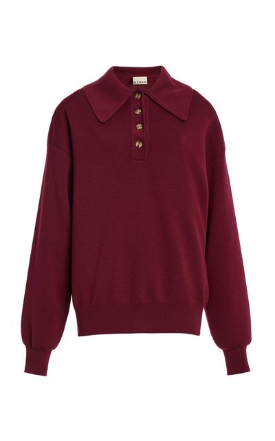 ALÉMAIS ALÉMAIS Claudia Knit Polo Sweater