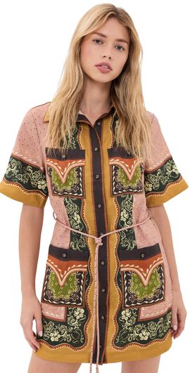 ALÉMAIS ALÉMAIS Darcey Mini Dress Multi