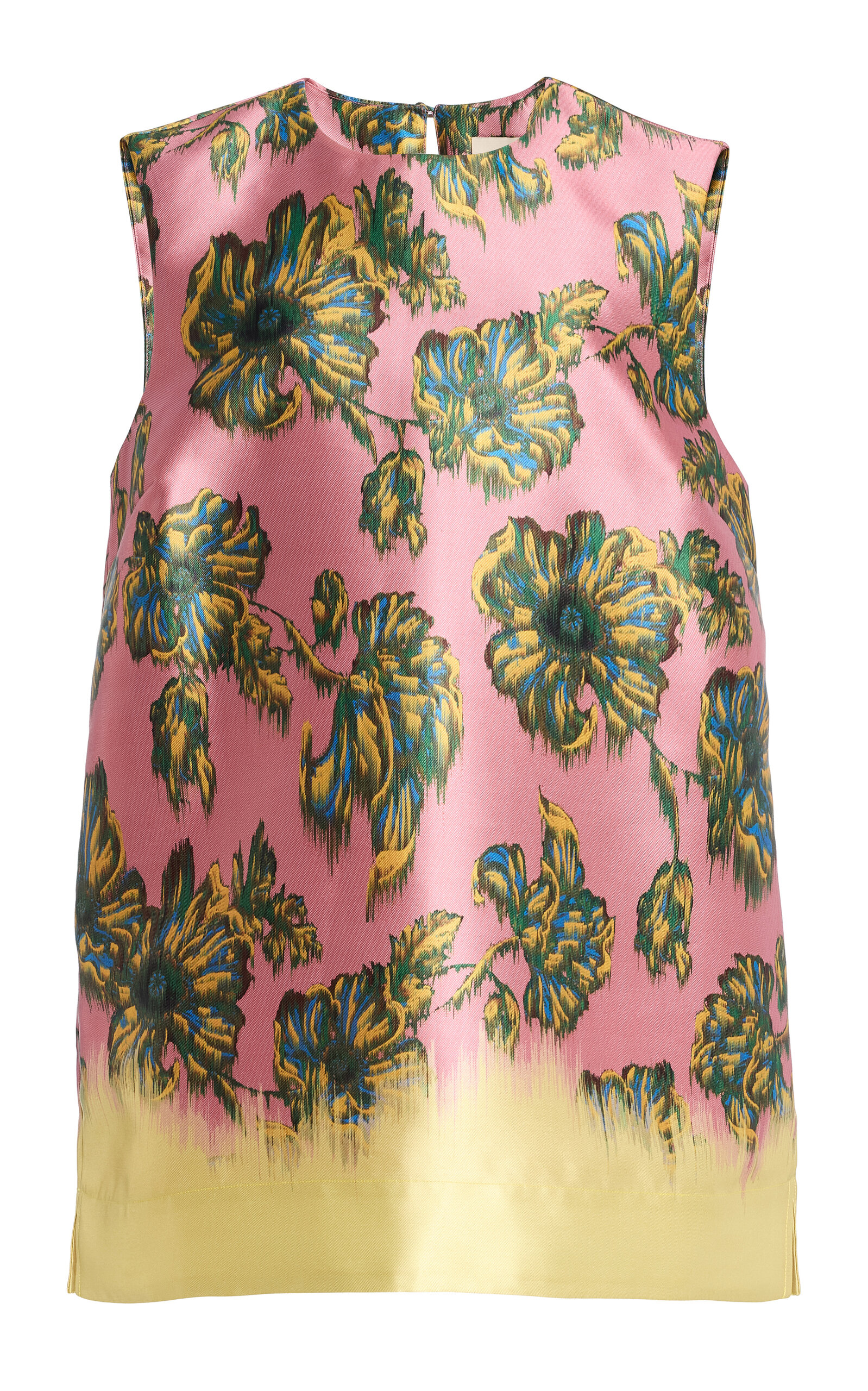 ALÉMAIS ALÉMAIS Faye Floral Satin Tunic Top