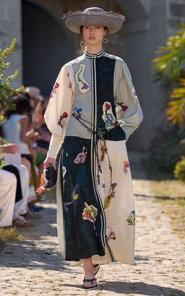 ALÉMAIS ALÉMAIS Florero Cotton Maxi Shirtdress