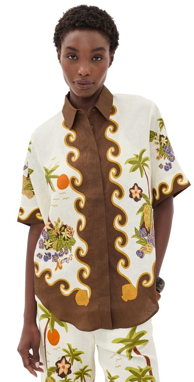 ALÉMAIS ALÉMAIS Island Cove Shirt Cream