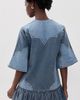 ALÉMAIS ALÉMAIS Jesse Denim Applique Mini Dress Blue - 3