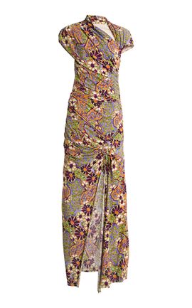 ALÉMAIS ALÉMAIS Johanna Floral Crepe Midi Dress