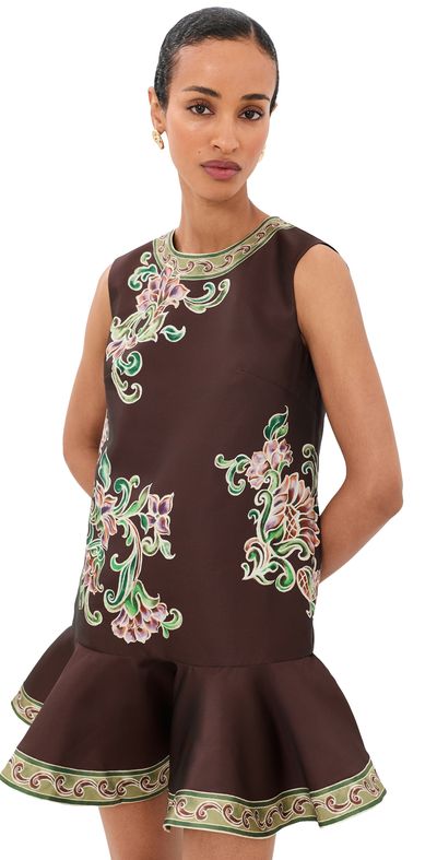 ALÉMAIS ALÉMAIS Josie Mini Dress Plum