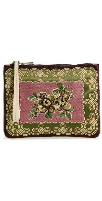 ALÉMAIS ALÉMAIS Lacey Embroidered Clutch Multi One