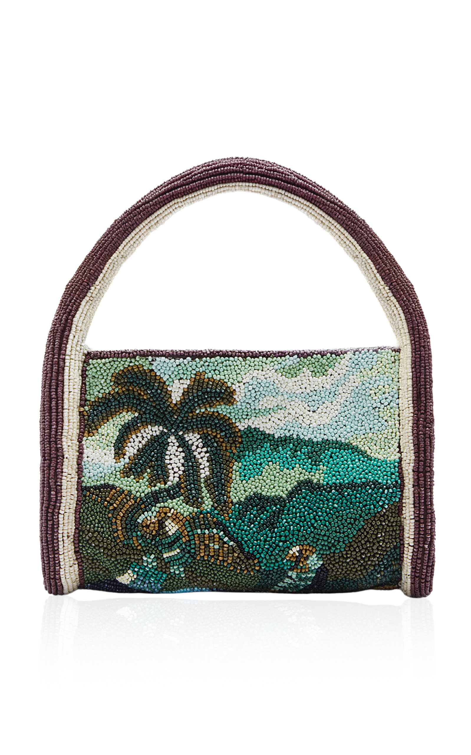 ALÉMAIS ALÉMAIS Lucena Beaded Barrel Bag