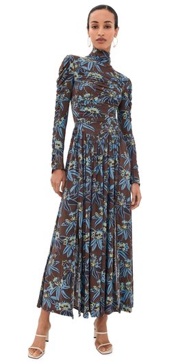 ALÉMAIS ALÉMAIS Maxwell Gown Chocolate
