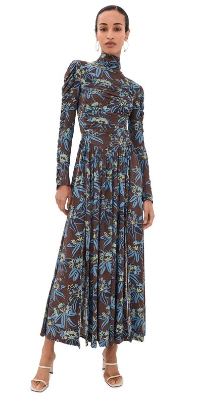 ALÉMAIS ALÉMAIS Maxwell Gown Chocolate